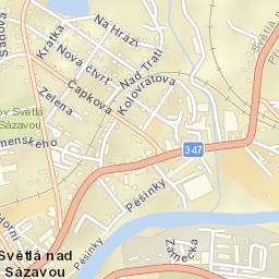 Světlá nad Sázavou Street Map
