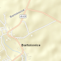 Bartošovice Street Map