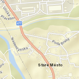 Staré Město Street Map