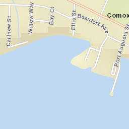 121 Port Augusta Street, Comox, BC Street Map