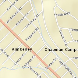 Kimberley Street Map