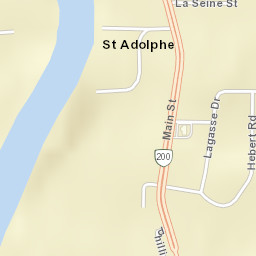 St. Adolphe Street Map