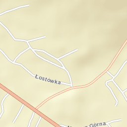 Mszana Górna Street Map