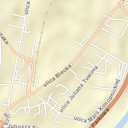 Powiat gorlicki Street Map