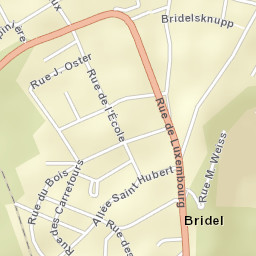 Bridel Street Map