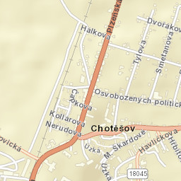Chotěšov Street Map