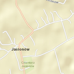 Jasionów Street Map