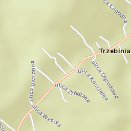 Trzebinia Street Map