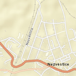 Nezvěstice Street Map