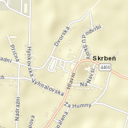 Skrbeň Street Map