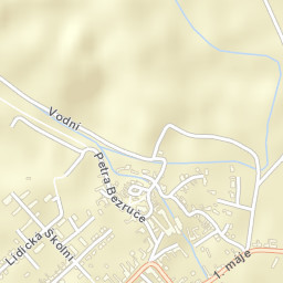 Horka nad Moravou Street Map