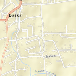 Baška Street Map