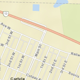 Carlyle Street Map