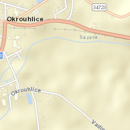Okrouhlice Street Map