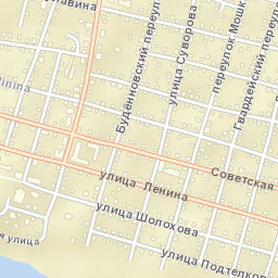 Veshenskaya Street Map