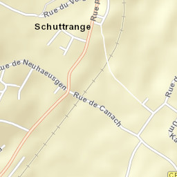Schuttrange Street Map