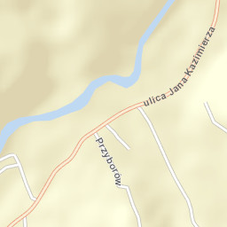 Przyborów Street Map