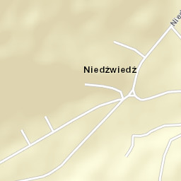 Niedźwiedź Street Map