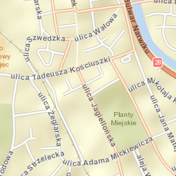 Nowy Sącz Street Map