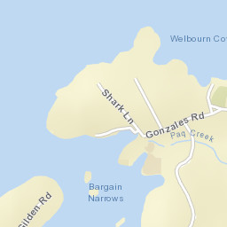 South Pender Harbour Street Map