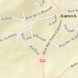Garnich Street Map