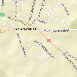 Sandweiler Street Map