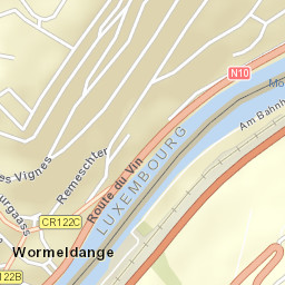 Wormeldange Street Map