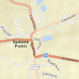 Spálené Poříčí Street Map