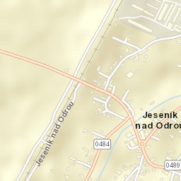 Jeseník nad Odrou Street Map
