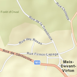 Meix-devant-Virton Street Map