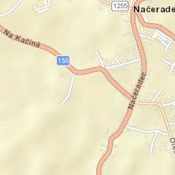 Načeradec Street Map