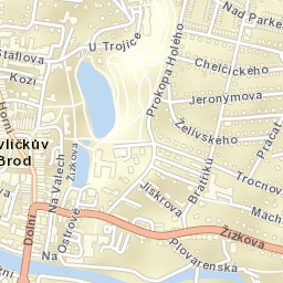 Havlíčkův Brod Street Map