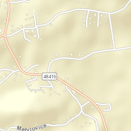 Metylovice Street Map