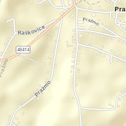 Pražmo Street Map