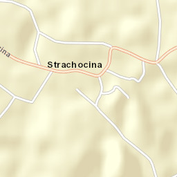 Strachocina Street Map