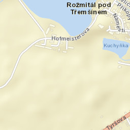 Rožmitál pod Třemšínem Street Map