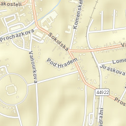 Náměšť na Hané Street Map