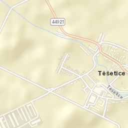 Těšetice Street Map