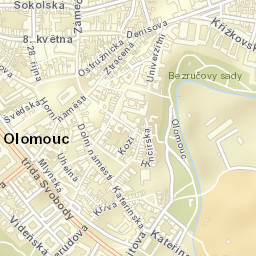 Olomouc Street Map
