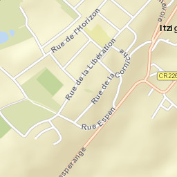 Itzig Street Map