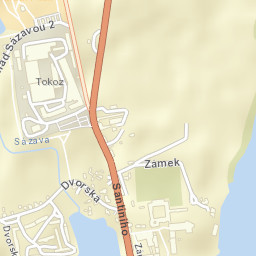Žďár nad Sázavou Druhy Street Map