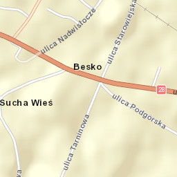 Besko Street Map
