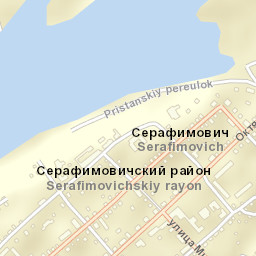 Serafimovich Street Map