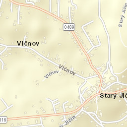 Vlčnov Street Map