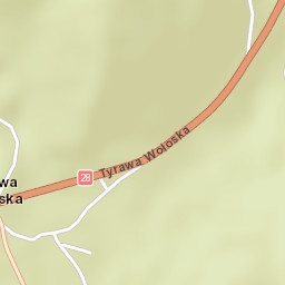 Tyrawa Wołoska Street Map