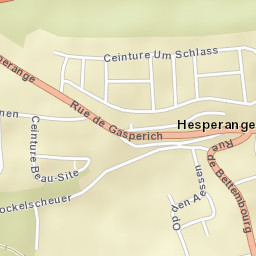 Hesperange Street Map