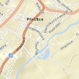 Přeštice Street Map