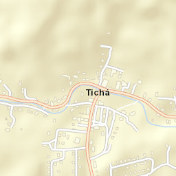 Tichá Street Map