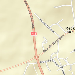 Reckange-sur-Mess Street Map