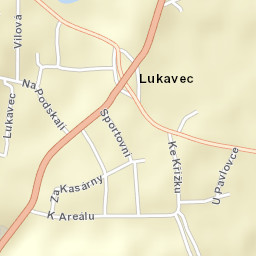 Lukavec Street Map